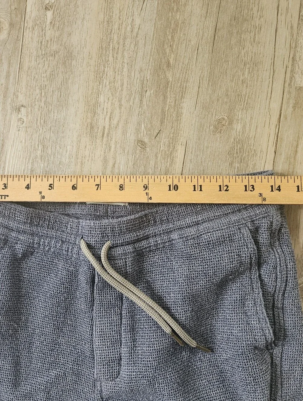Taylor Stitch Men's Sashiko Grey Knit Jogger Apres Pants Sweatpants Small